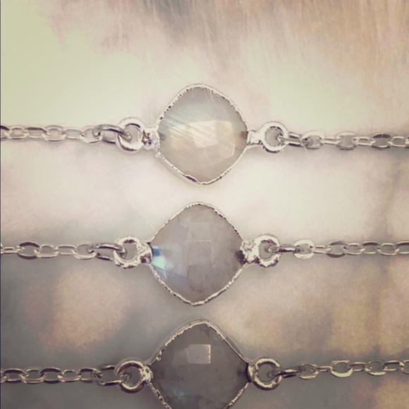  Rainbow Moonstone Necklace - Picture 2 of 8